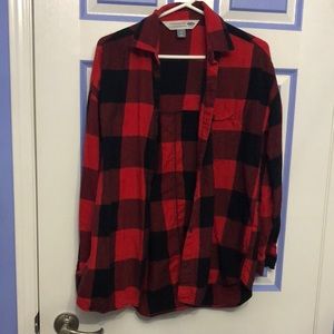 Red and Black checkered flannel